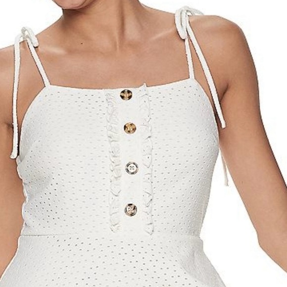 SPEECHLESS White Eyelet Sundress Dress
Size L | NWT - Picture 3 of 5